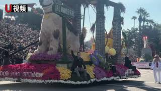 玫瑰花車精彩直擊  2025 Rose Parade