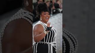 Lizzo is dripping in pearls on Met Gala 2023 red carpet #shorts | Page Six