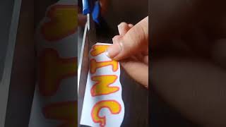 How to make a name tag with the help of hot glue Like and subscribe