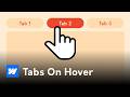 How to Make Cool Hover Tabs in Webflow Fast!