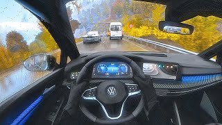 VW Golf 8 R Rainy POV Drive (ASMR) - Assetto Corsa | ASMR Drive