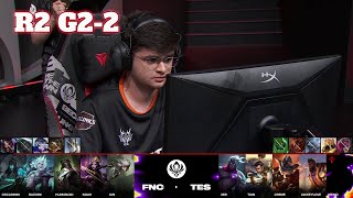 TES vs FNC - Game 2 | Round 2 LoL MSI 2024 Play-In Stage | Top Esports vs Fnatic
