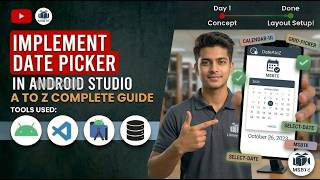 Implement Date Picker in Android Studio | MSBTE