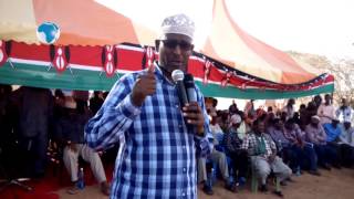 Wajir governor addresses drought crisis facing the county