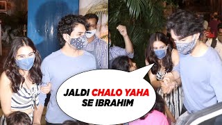 Sara Ali Khan & Ibrahim Ali Khan Get Badly Mobbed By Public At Bandra