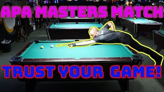 Trust Your Game! | APA Masters | Billiards Mental Training