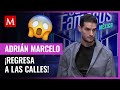 Adrián Marcelo vuelve a las grabaciones de su programa de YouTube