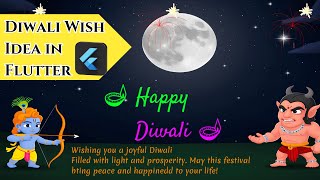 Diwali wish Idea in Flutter Web || Diwali wish website || #flutter