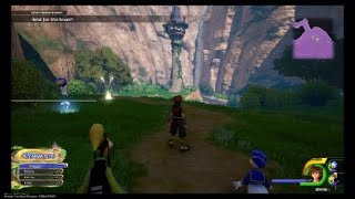 Kingdom Hearts 3 - Going to Rapunzel's Tower with Cutscenes (Tangled)
