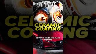 CERAKOTE CERAMIC COATING ON ROTARY ENGINE #shorts #rotaryengine #mazda #ceramiccoating #carengine