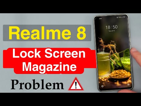 La revista de la pantalla de bloqueo de Realme 8 no funciona | Problema con el fondo de pantalla de la revista de la pantalla de bloqueo en Realme 8