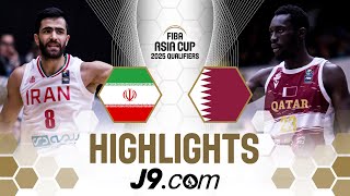 Iran survive vs Qatar in overtime thriller! | J9 Highlights | FIBA Asia Cup 2025 Qualifiers