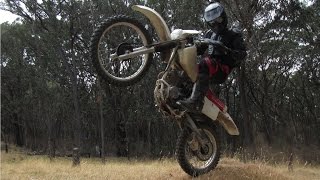 Enduro cross trials training (Hills Nest) honda xr200r