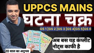 UPPCS MAINS घटनाचक्र BOOKLIST||UPPSC MAINS GS Paper 1to6 Letest ||Best Booklet For UPPSC Mains ||