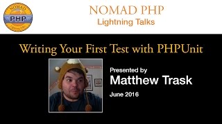 Writing Your First Test with PHPUnit