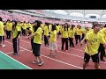 上越　専門学校　大運動会５　ラジオ体操第一！！