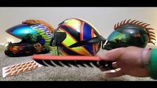 How to install a MOHAWK on the new AGV motorcycle helmet