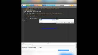 C program to find largest in an array using function