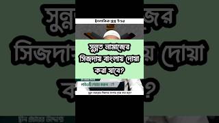 সুন্নত নামাজের সিজদায় বাংলা দোয়া করা যাবে কি? | শায়খ আহমাদুল্লাহ | #EP163Q63