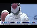 semi final ego destroying hits mt koch 🇭🇺 v kano koki 🇯🇵 l cali epee fencing grand prix 2024