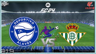 🏆CD Alavés vs Real Betis | FC24 La Liga Duell in 21:9 #19