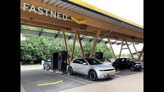 Hyundai IONIQ5 Project 45 Full Fast Charge at Fastned Hilden (DE)