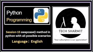 swapcase() function or method in Python | methods in python | function in python | Python course |