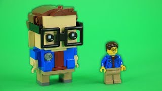 How to Build LEGO Dave Pickett from BRICK 101 | BrickHeadz and Minifigure (Sigfig)