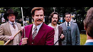 Anchorman 2: The Legend Continues Comedy Movie - Fight Scene HD