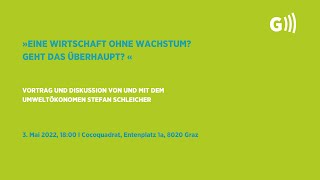 EINE WIRTSCHAFT OHNE WACHSTUM? GEHT DAS ÜBERHAUPT?