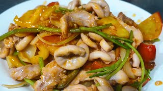 Anh Lee BTR | 8 Phút Cách Làm DỒI TRƯỜNG Xào Chua Ngọt cơm gia đình, nhậu đều Ngon (chấm nước tương)