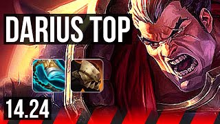 DARIUS vs QUINN (TOP) | 1900+ games | KR Grandmaster | 14.24