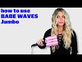 Babe Waves Jumbo For Creating Loose Mermaid Hair Waves | How To Use A Waver