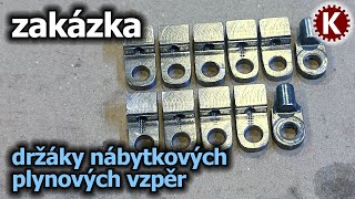 ZAKÁZKA - držáky nábytkových plynových vzpěr