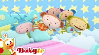 五只小猴子 🐒 | 歌曲\u0026童谣 | BabyTV 中文