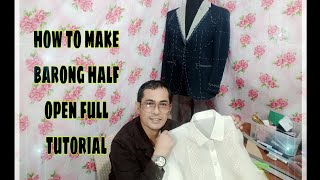 HOW TO MAKE BARONG FULL TUTORIAL