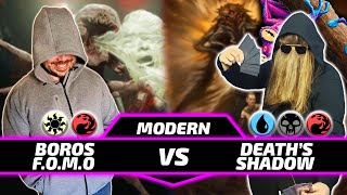 Boros FOMO vs Grixis Death's Shadow [Paper Modern MtG Gameplay] 2024