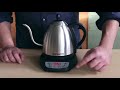 How to use the digital control panel on your Bonavita Variable Temperature Kettle