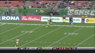 CFL Hamilton 35, Edmonton 37- October 3, 2010