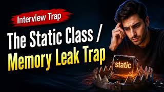 Interview Trap: The Static Class / Memory Leak Trap #csharpprogramming