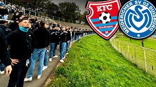 Bus-Angriff, provokante Spruchbänder & Rennereien im Stadion! (Uerdingen - Duisburg)