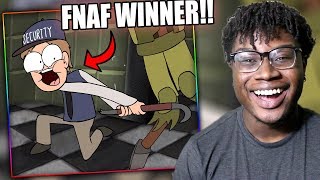SECURITY GUARD DEFEATS FIVE NIGHTS AT FREDDY'S! | 5 AM at Freddy's: The Sequel Reaction!