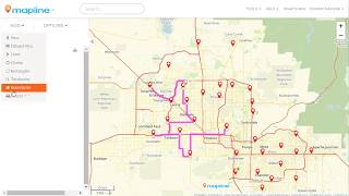Mapline Route Planner for Creating Optimized Routes