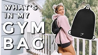 What's In My Gym Bag Essentials 2021! Simple Staples + Must Haves!!!