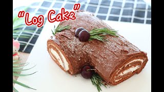 เค้กขอนไม้ log Cake : เชฟนุ่น ChefNuN Cooking