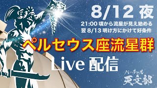 ペルセウル座流星群ライブ配信＠南阿蘇ルナ天文台