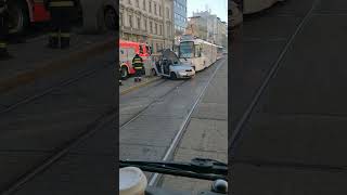 Tram accident In Brno Czech Republic🇨🇿 #shorts #shorts l In Home And Out