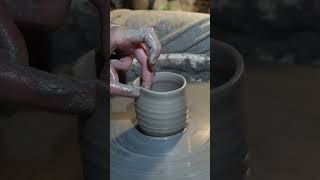 How to throw a Japanese Yunomi Cup on a Pottery Wheel | Ceramics tutorial