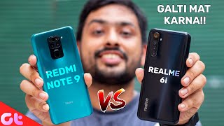 Redmi Note 9  vs Realme 6i Full Comparison with Camera and Gaming | AB GALTI MAT KARNA | GT Hindi