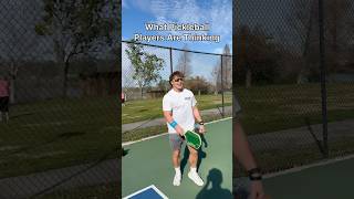 What Pickleball Players are Thinking 🤣 #pickleball #comedy #pickleballskills #funny #viral